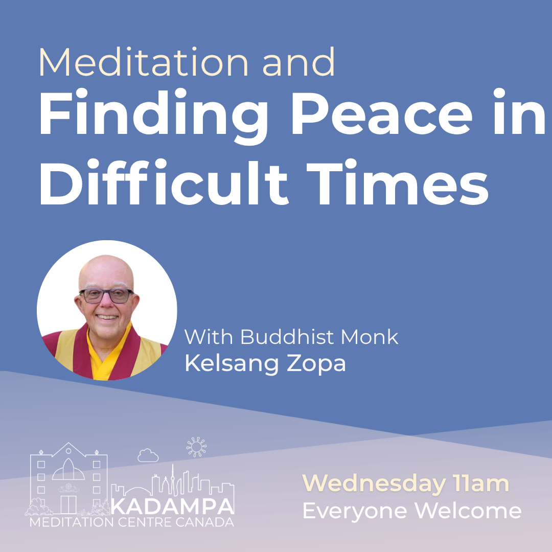 Wednesday Drop-in Class Finding Peace in Difficult Times