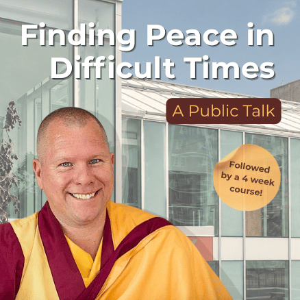 A Public Talk: Finding Peace in Difficult Times