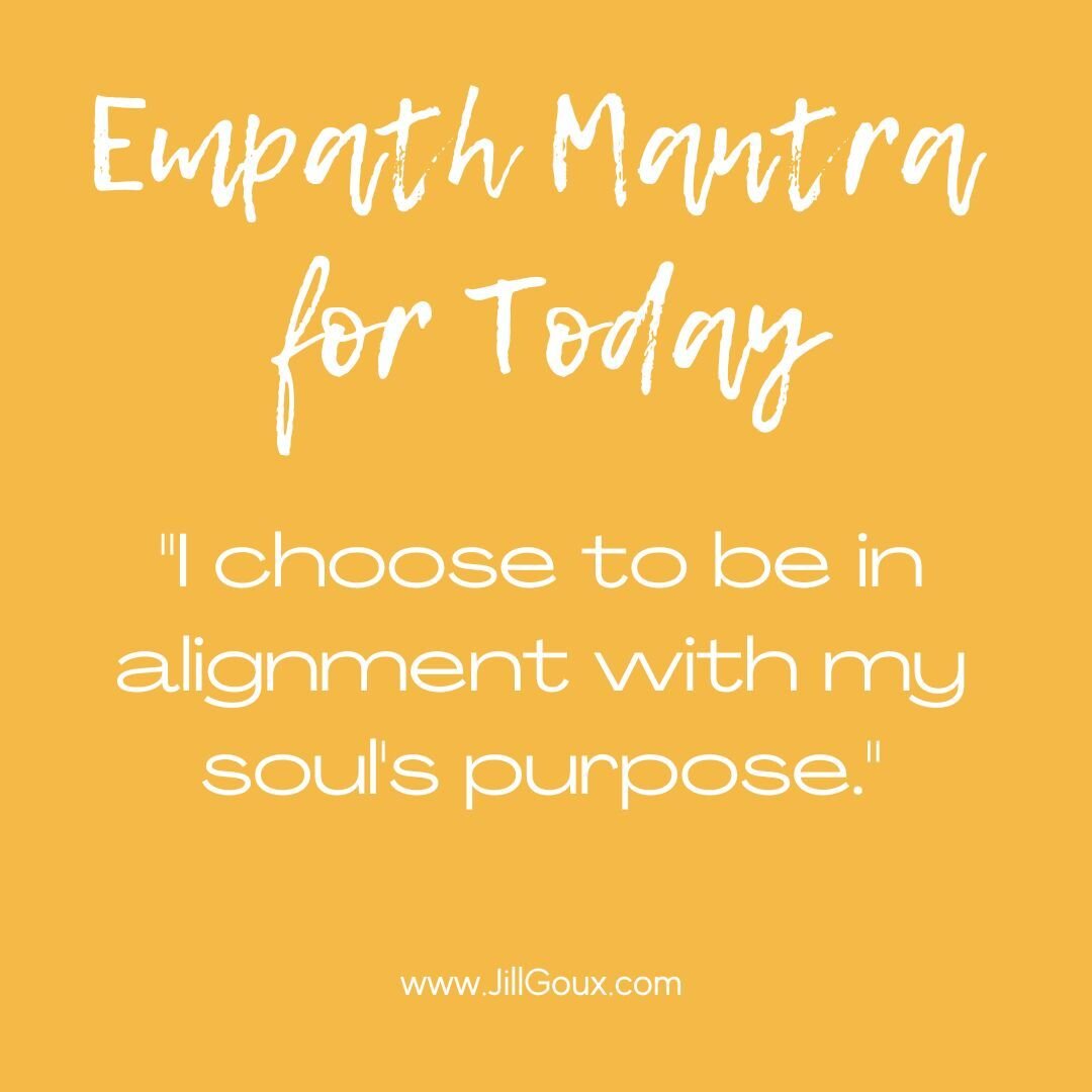 I believe that when we feel good in our body, mind, and emotions it is a signal that we are aligned with our soul's purpose. 

What feels good to you? What are you passionate about? What do you enjoy most in life?

Simply choose to be in alignment an