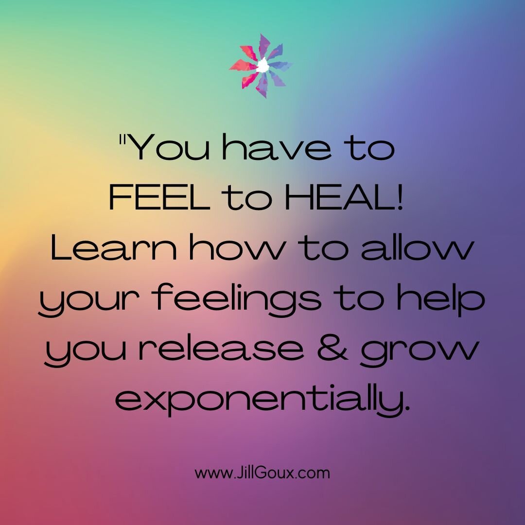 If you ignore or push your feeling deep down inside of you, you are only creating more angst for yourself.

You gotta feel to heal!

I remember going through my divorce and being so caught up in selling a house, moving, and becoming an empty nester t