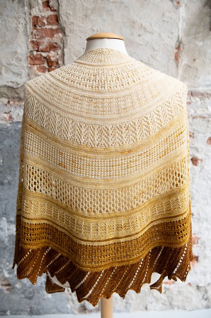 Gold Glitter Shawl