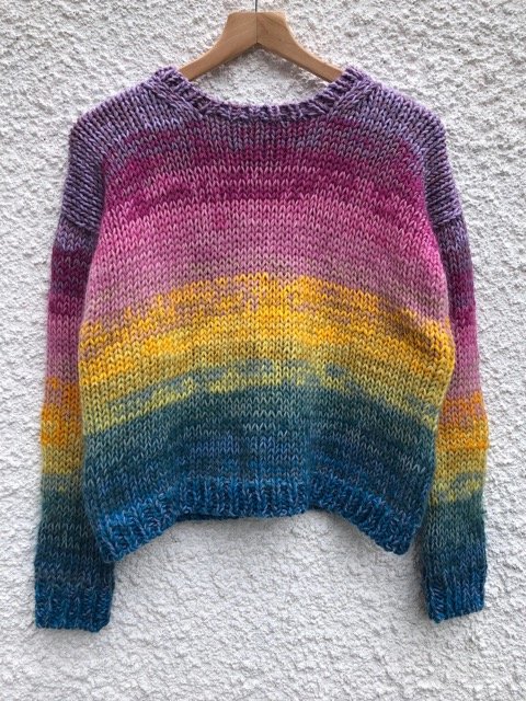 Hand Knitting Pattern - The Bombré.Combré Jumper