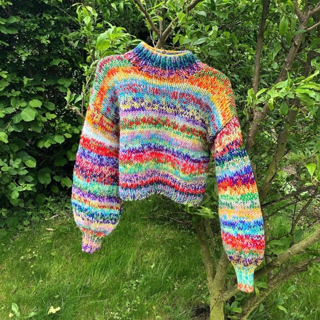 Hand Knitting Pattern - The Saturn Jumper