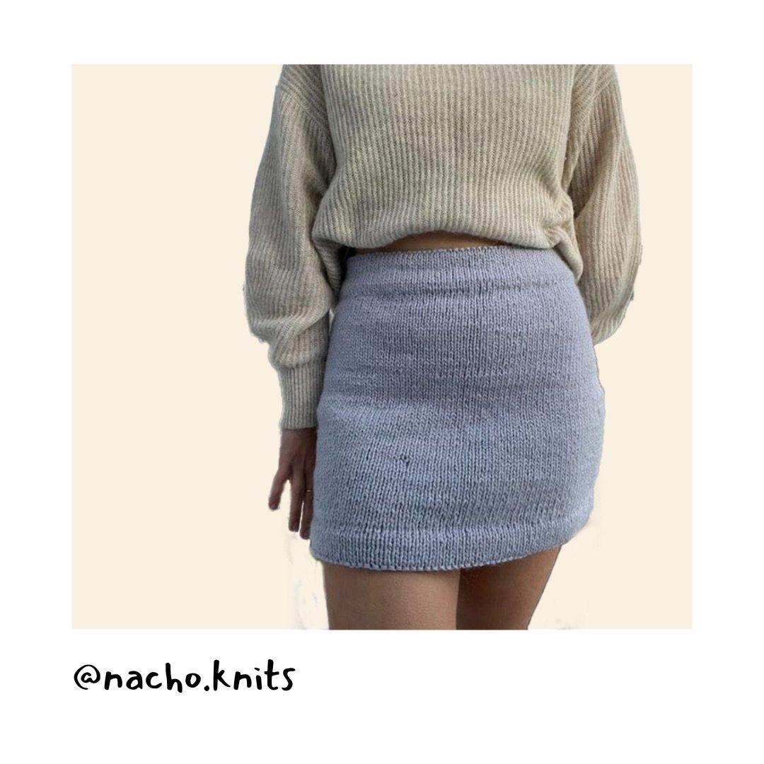 The Staple Skirt | Skirt Knitting Pattern — New Wave Knitting