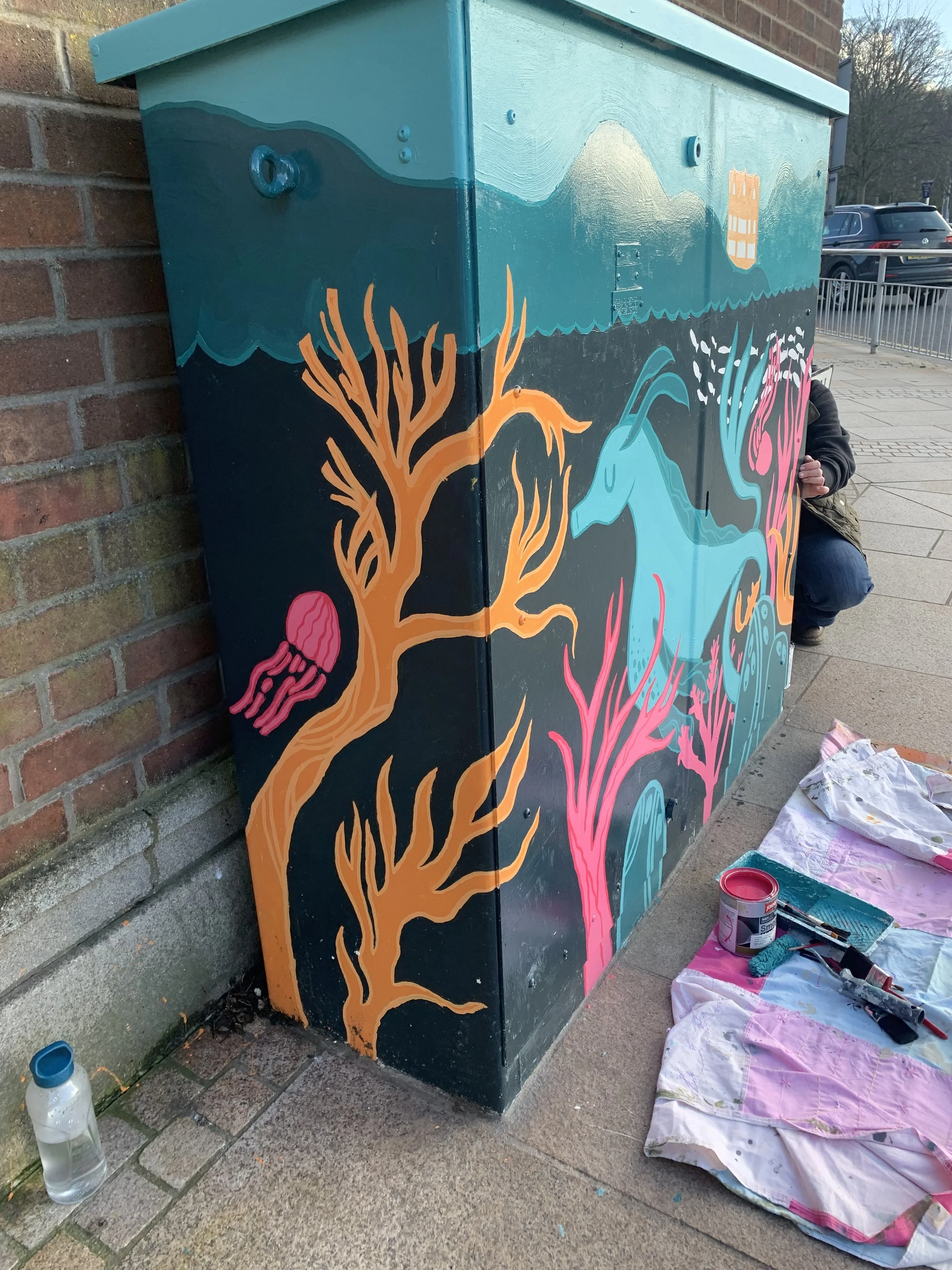 Creative Cabinets Mural Side Caitie Beth Design