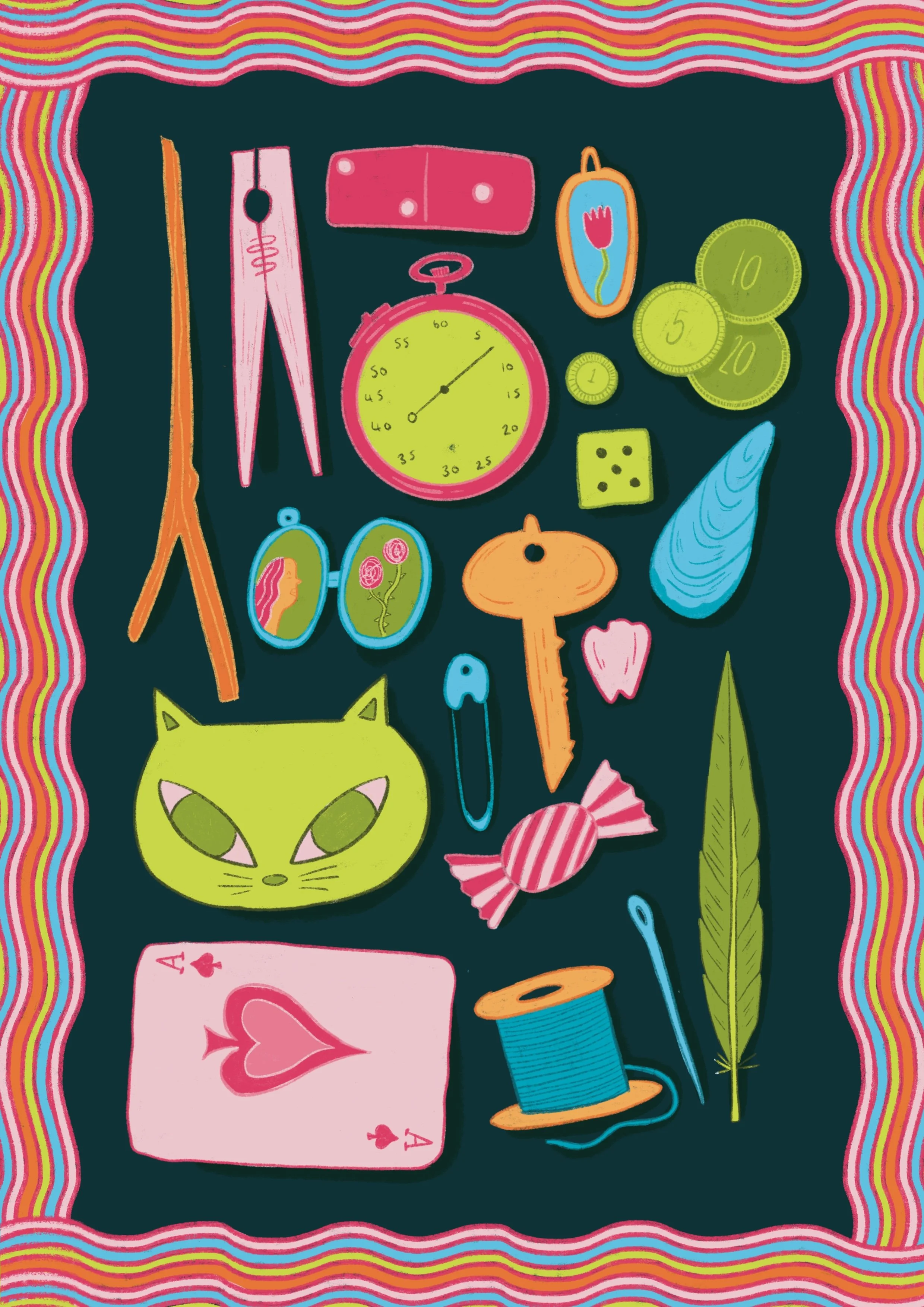 Trinket Illustration Caitie Beth Design