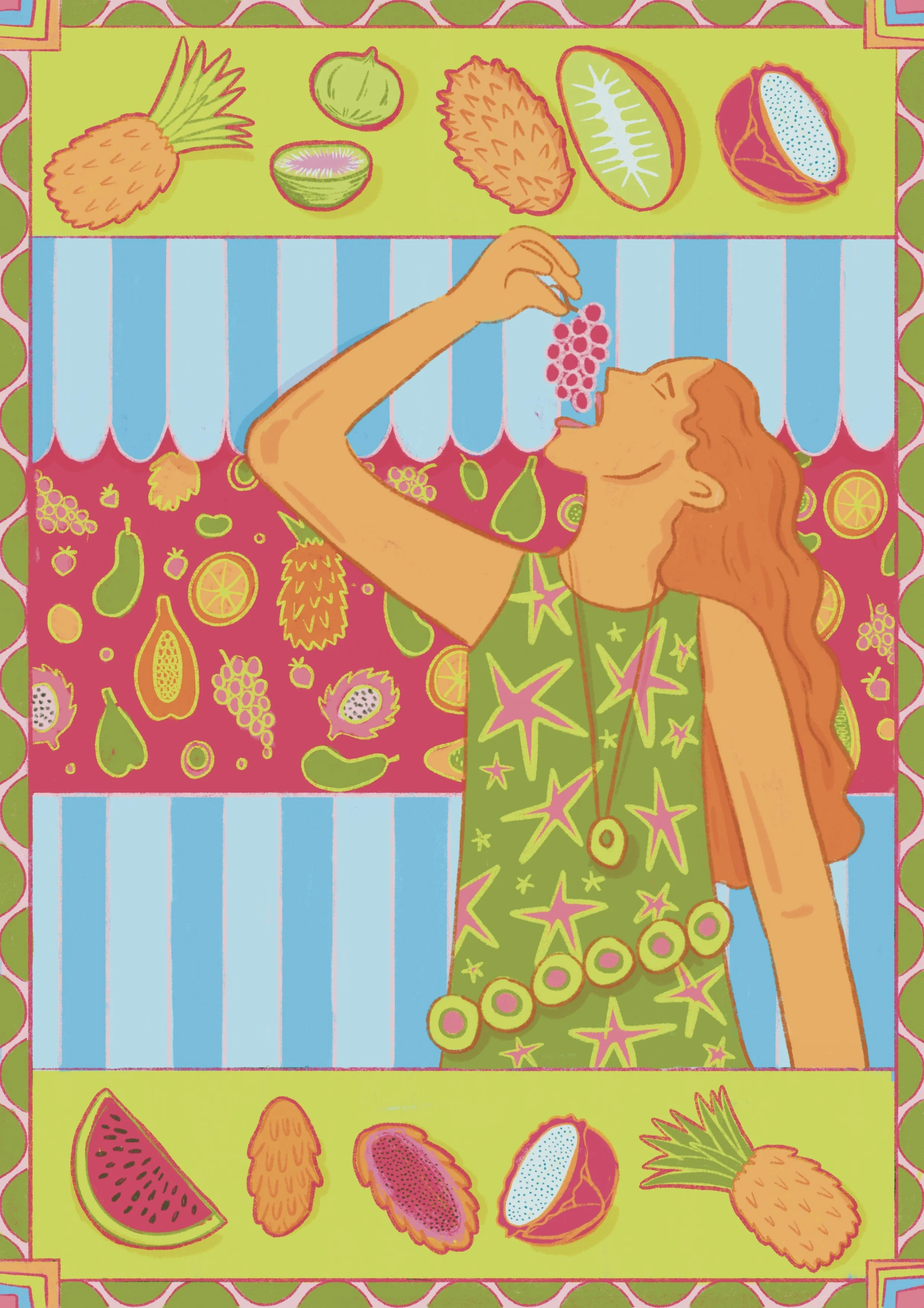 Fruit Illustration Caitie Beth Design