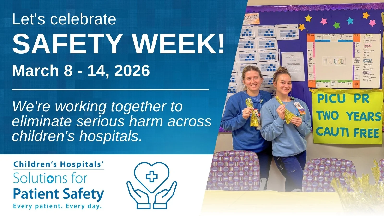 graphic with two healthcare professionals