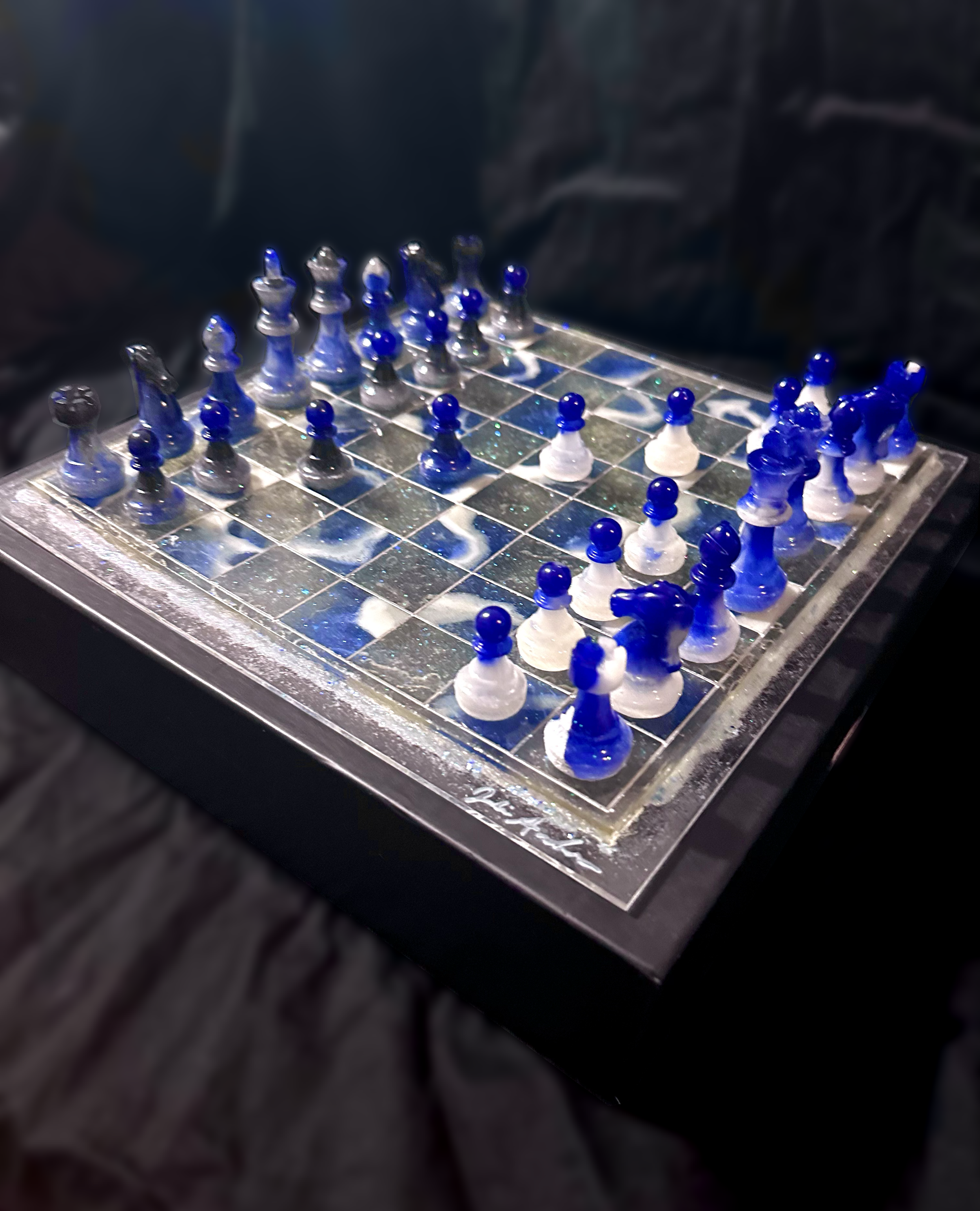 Ice Themed Chess Board