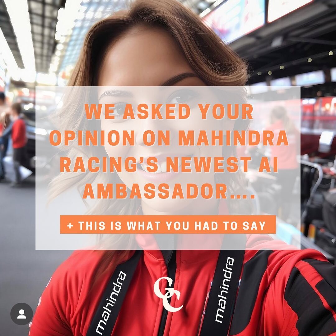 Yesterday&rsquo;s announcement from @mahindraracing got&hellip; mixed reviews. 

We asked your opinion, and ya&rsquo;ll did NOT disappoint. There are so many exciting opportunities to bring AI and tech to the forefront of the sport - but not like thi