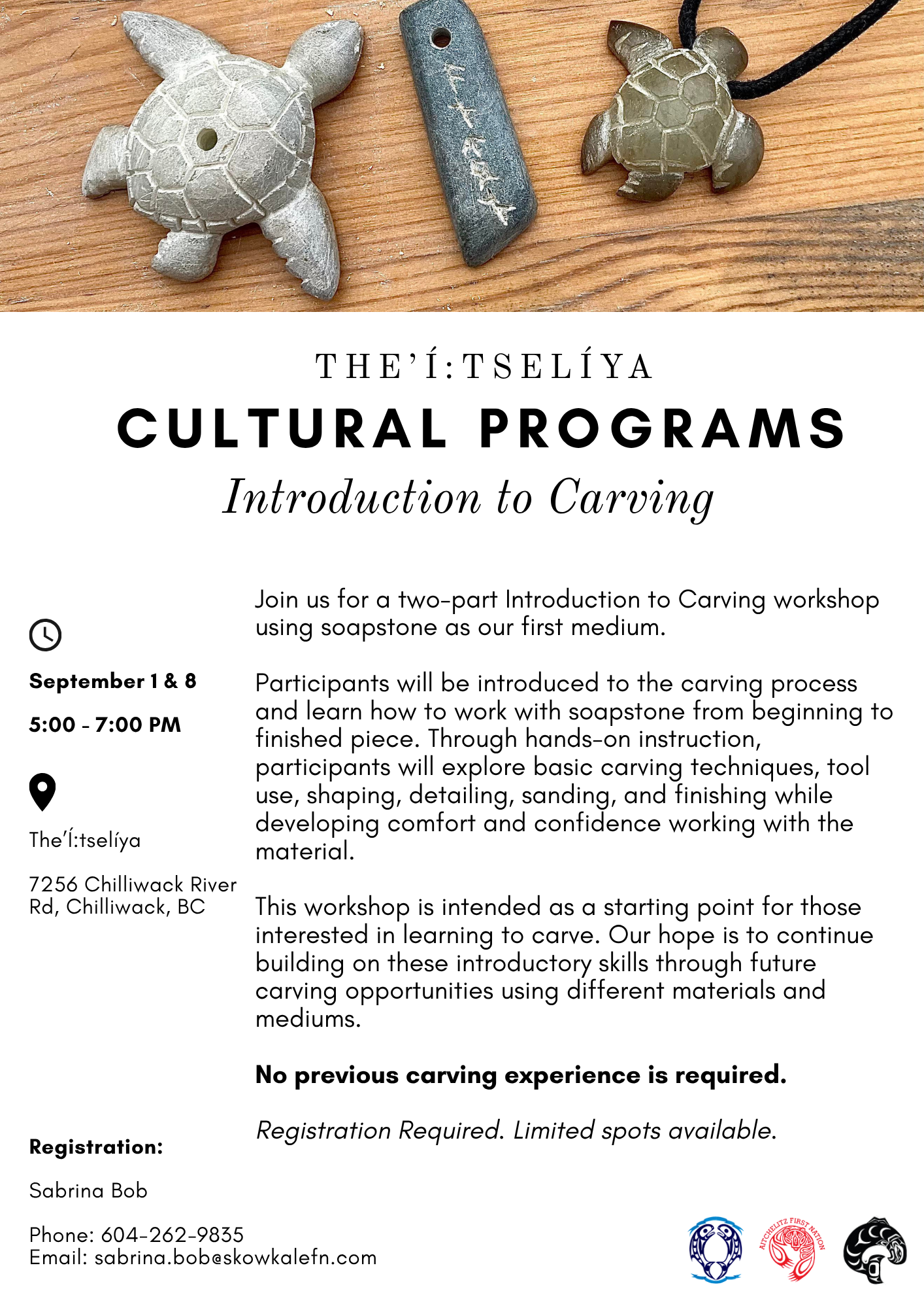 Cultural Progams -Introduction to Carving