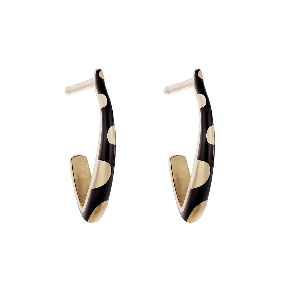 Memphis Dot Hoop Earrings