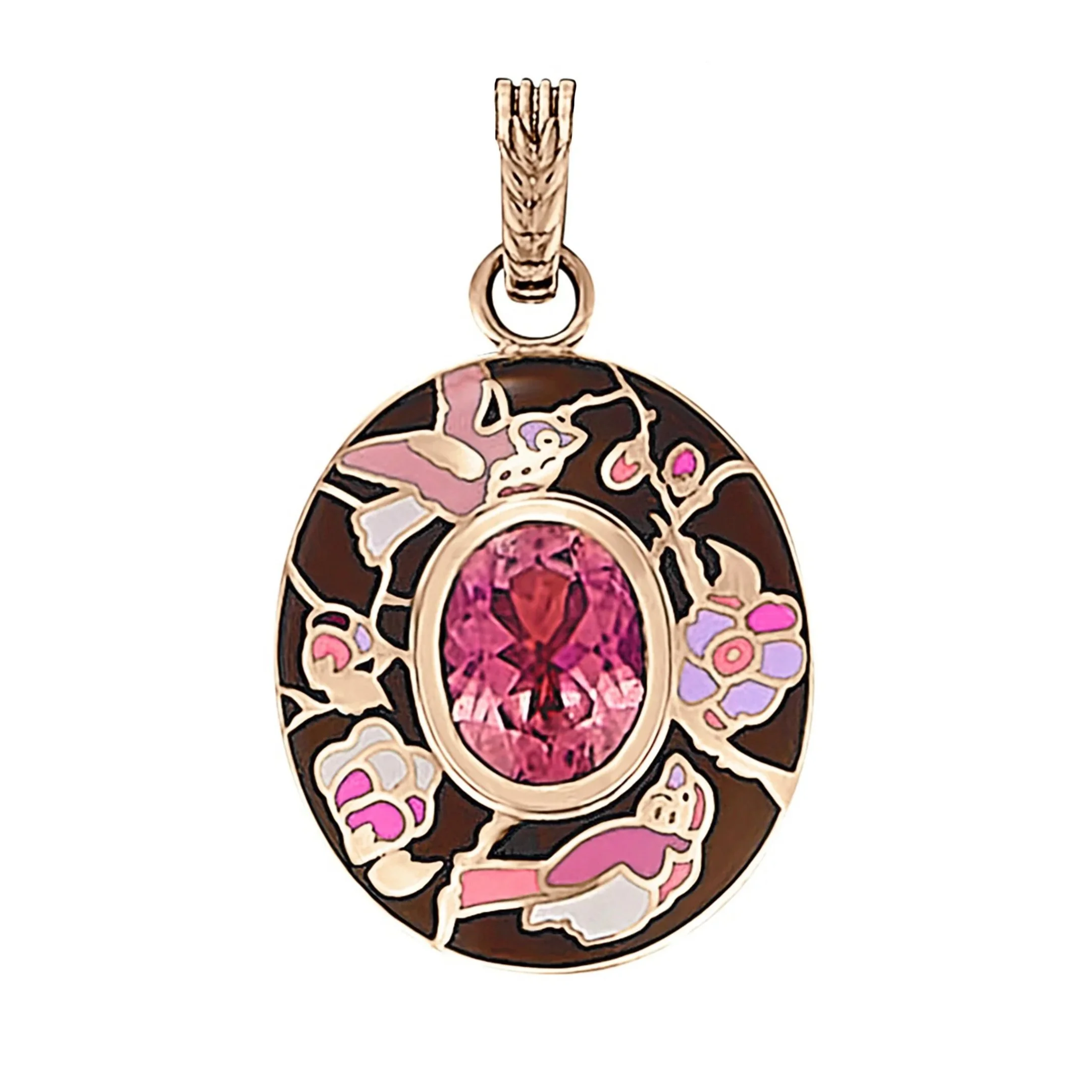 Kimono Bird Pendant
