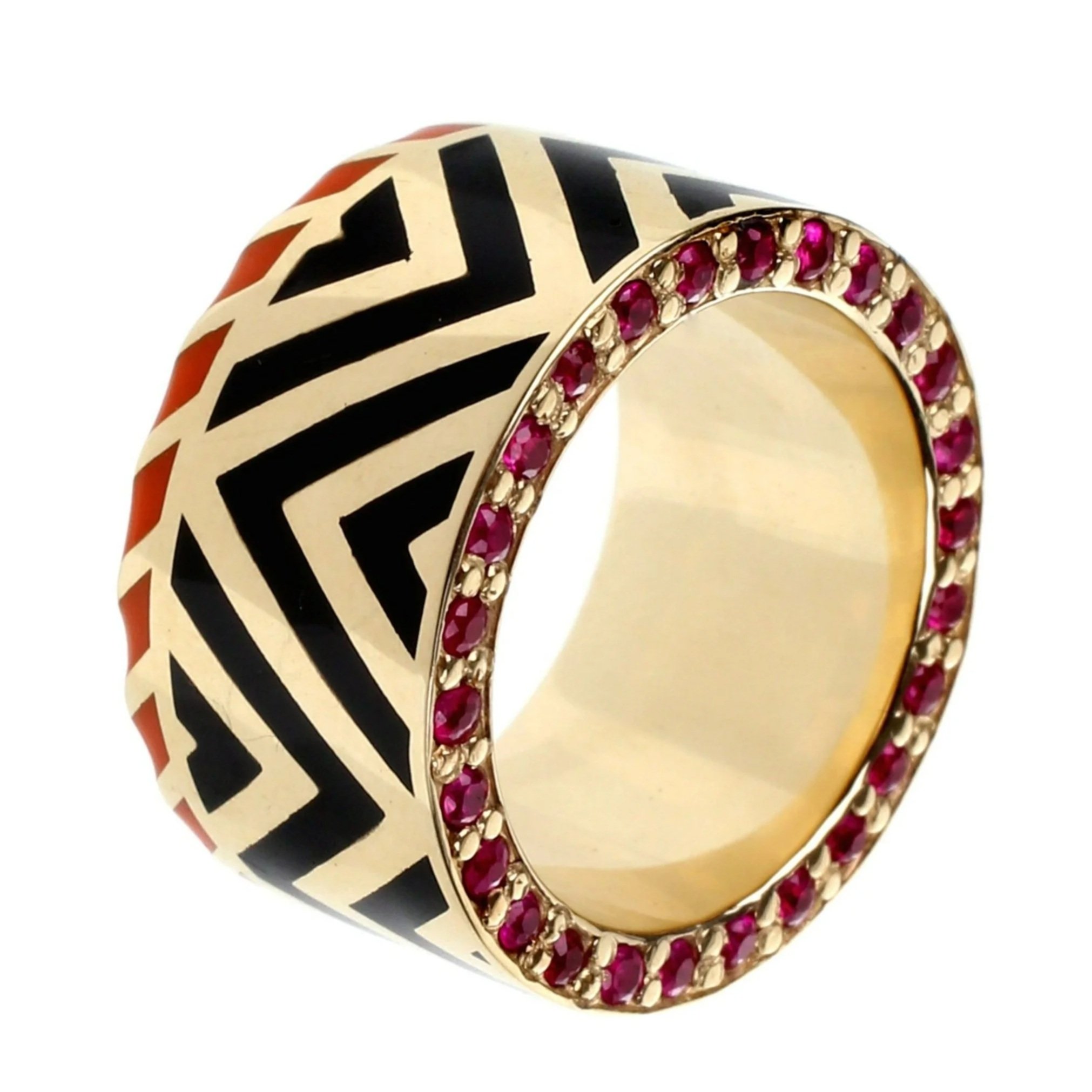 Memphis Chevron Wide Band