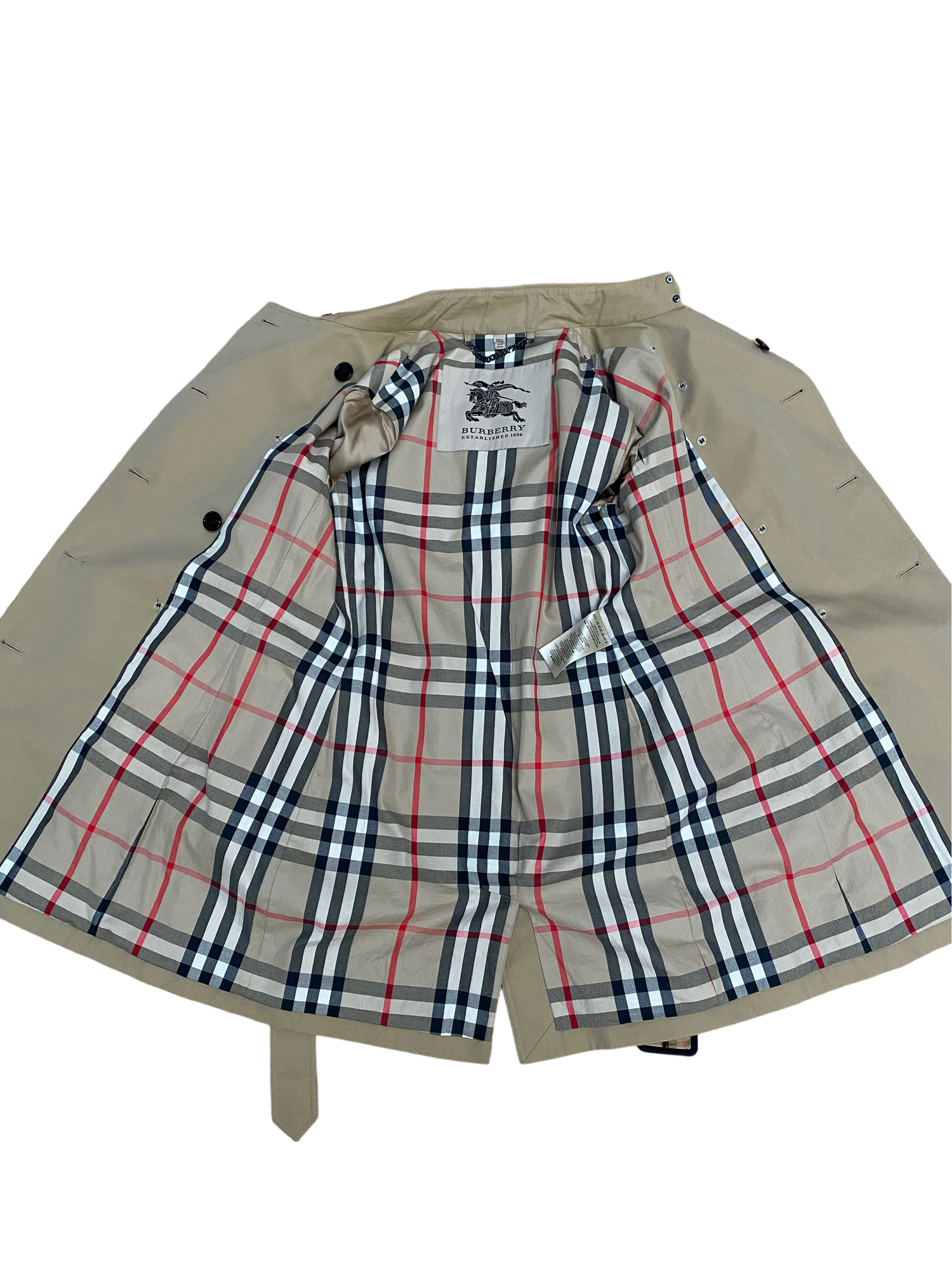 burberry plaid trench coat
