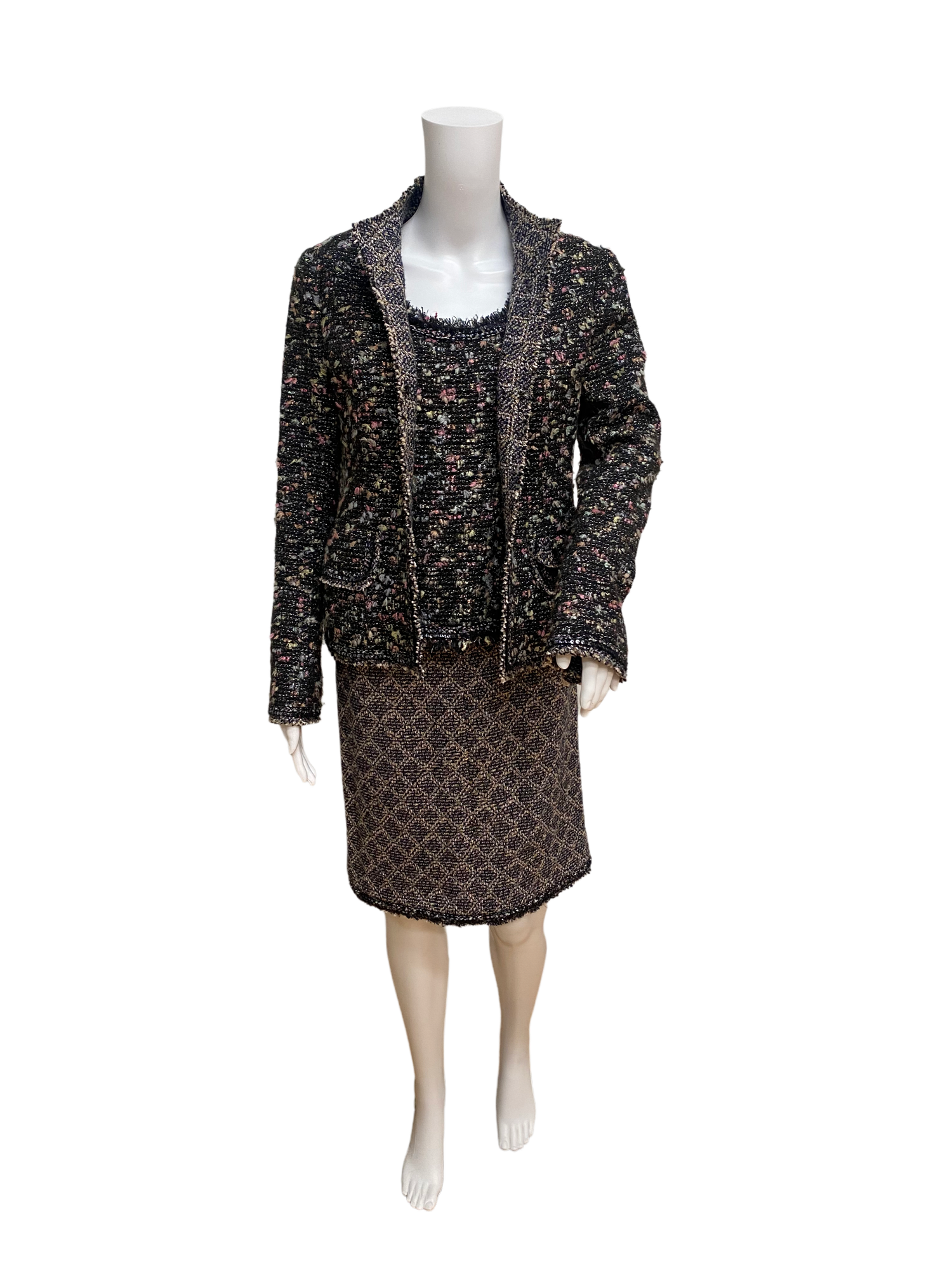 Chanel 60s tweed skirt suit — JAMES VELORIA