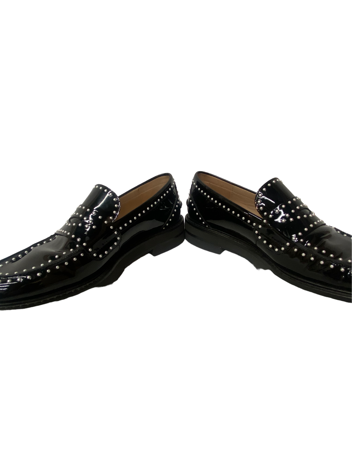 Stuart Weitzman PARKER LIFT MINI PEARL LOAFER Stuart Weitzman Parker Pearl Loafers – The Closet New York main image 3