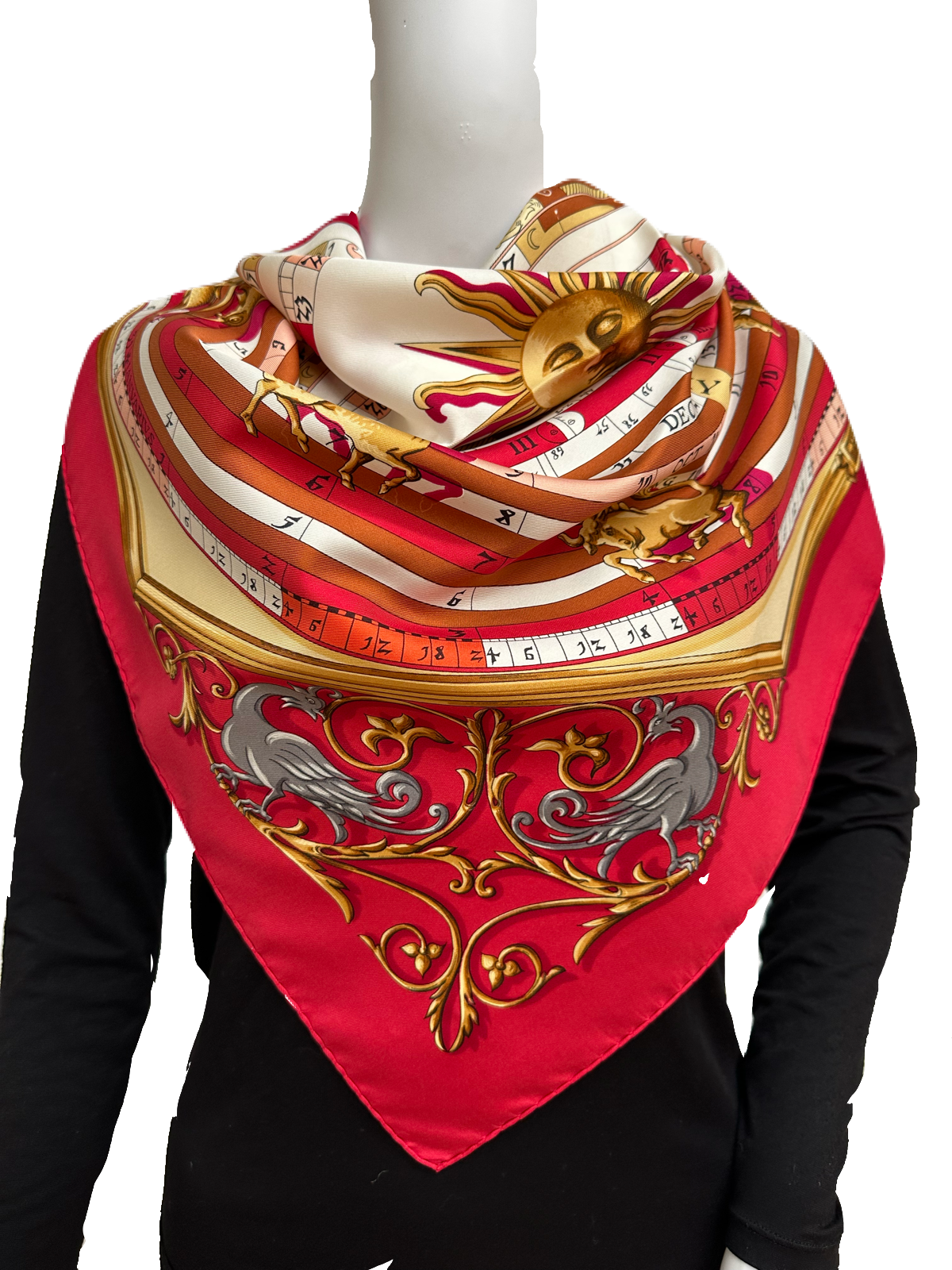 HERMES DIES ET HORE Scarf