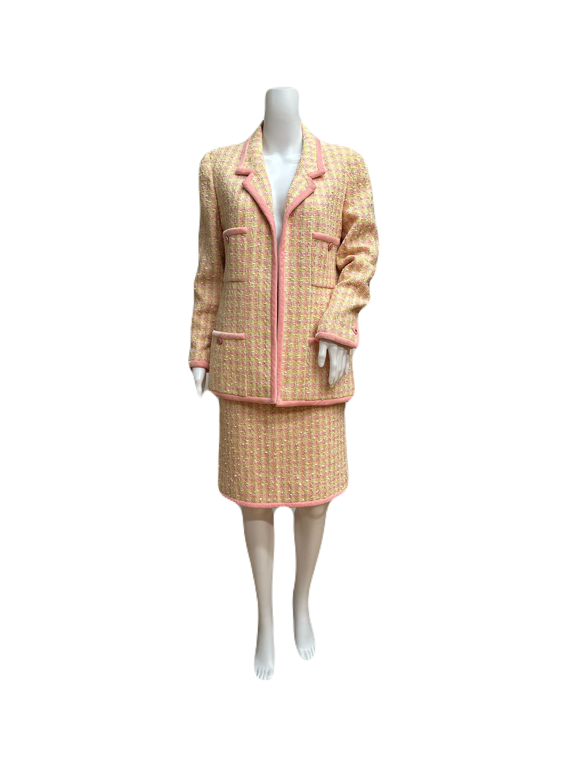 CHANEL Boucle Skirt Suit