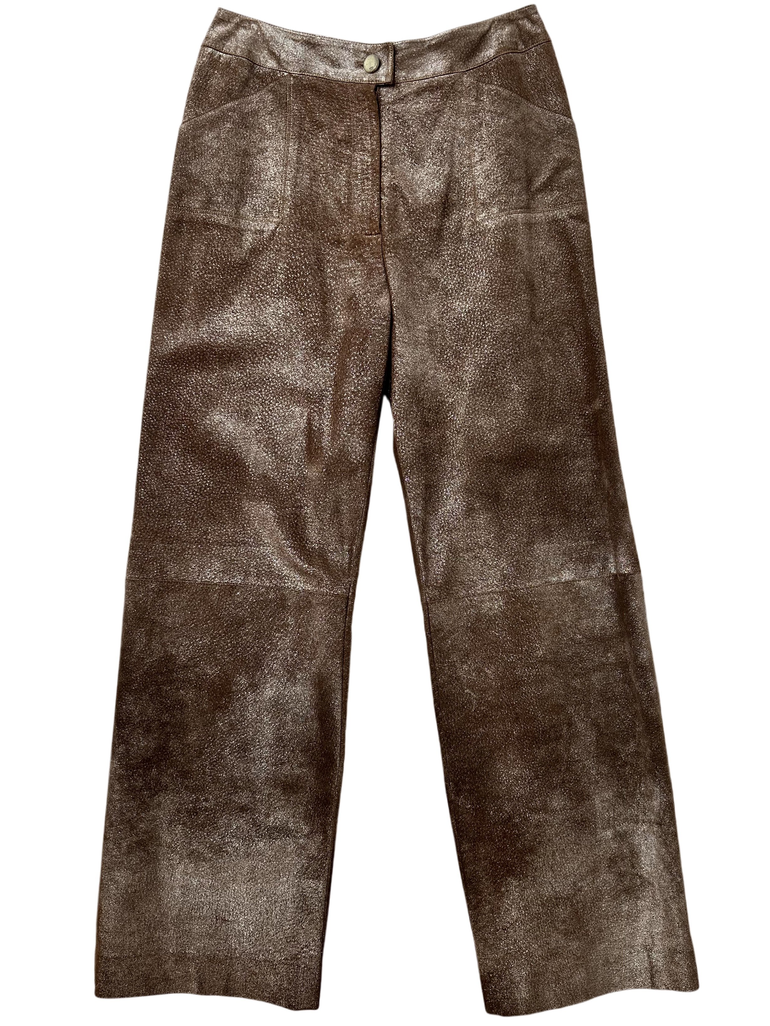 CHANEL Sparkle Suede Pants