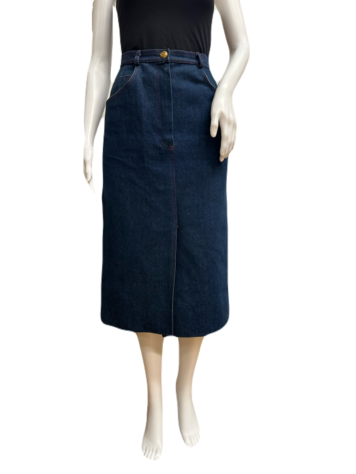 CHANEL Denim Skirt