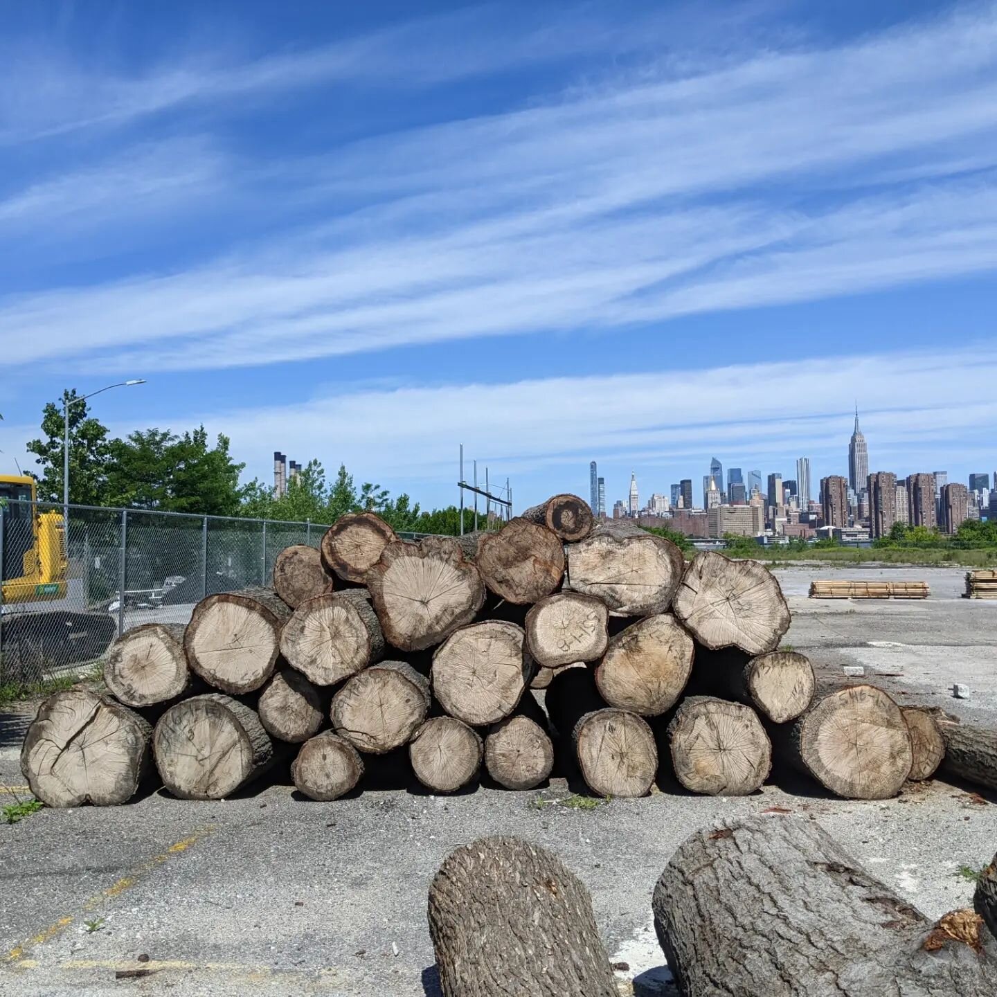 Nice to see urban forestry and sustainable wood products go hand in hand, I'm all for the circular economy!  Cool pilot program between @nycparks and @triloxworkshop - thanks for a close-up view!