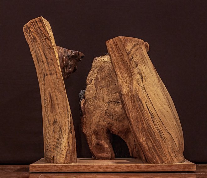 2013
Wood Sculpture
Reclaimed wood, Red Oak