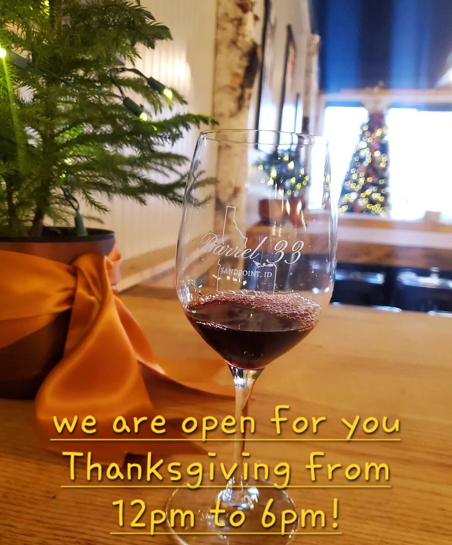 Come and hang out with us tomorrow, we will be open for you to escape your kitchen for a bit!

Open from 12pm to 6pm, let us help you settle in to the Holidays.