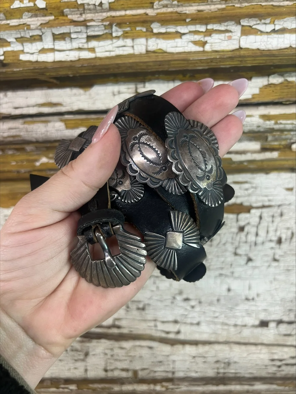 SOLD: Authentic Vintage Women's Concho Belt — Littlejohn Produce