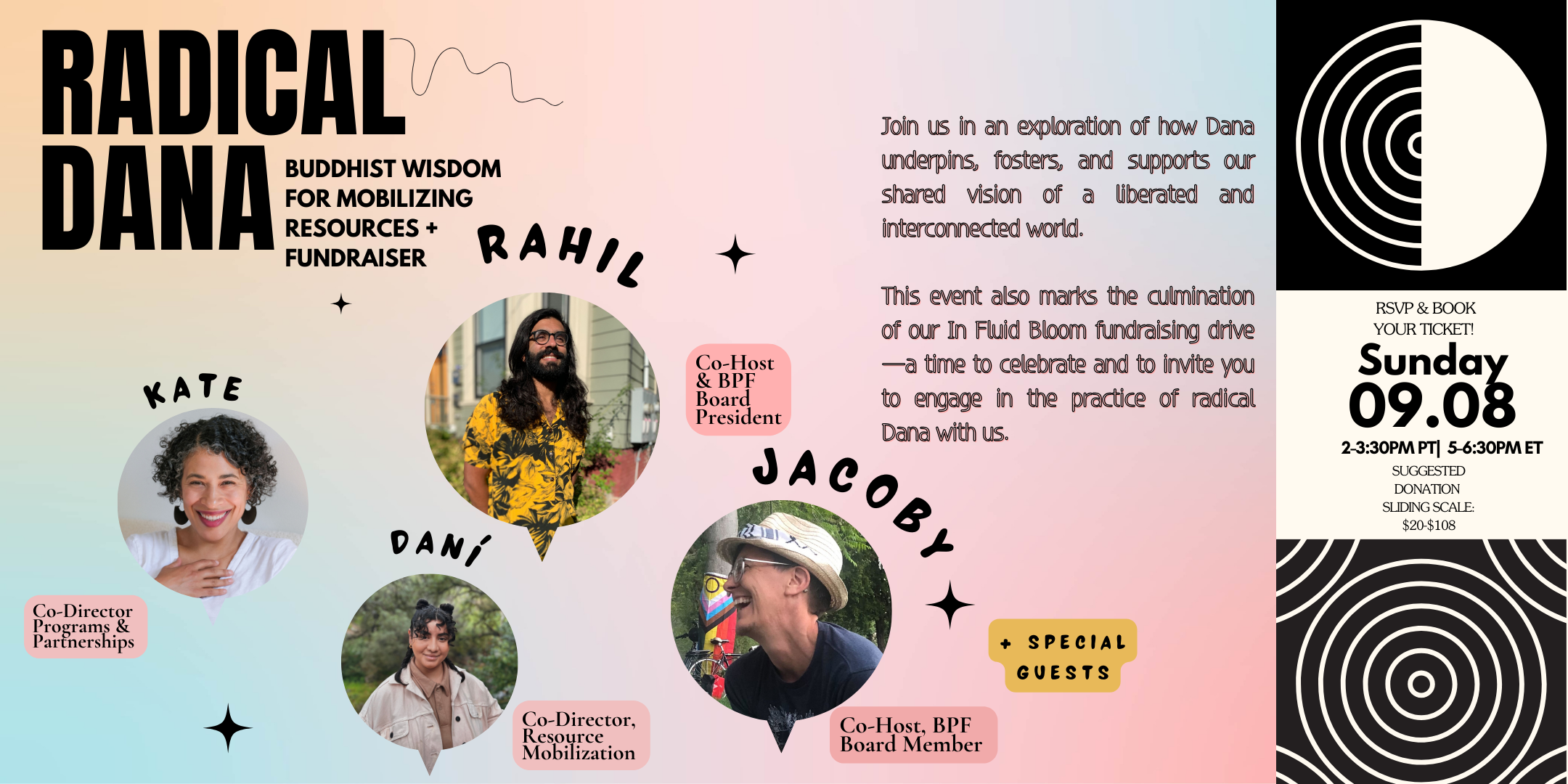 Blooming Fluidly, Radical Dana Event, Refuge Circle Returns! — Buddhist ...