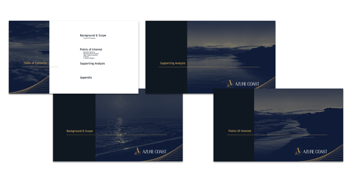 Presentation Separator Slide Design