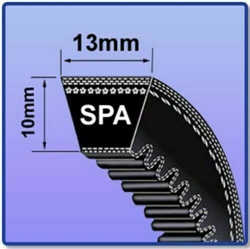 SPAX975 COGGED V BELT (SPAX SECTION BRANDED 13MM X 10MM V BELT - LENGTH IN MM)