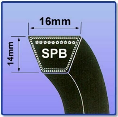 SPB3170 V BELT (SPB SECTION BRANDED 17MM X 13MM V BELT - LENGTH IN MM)
