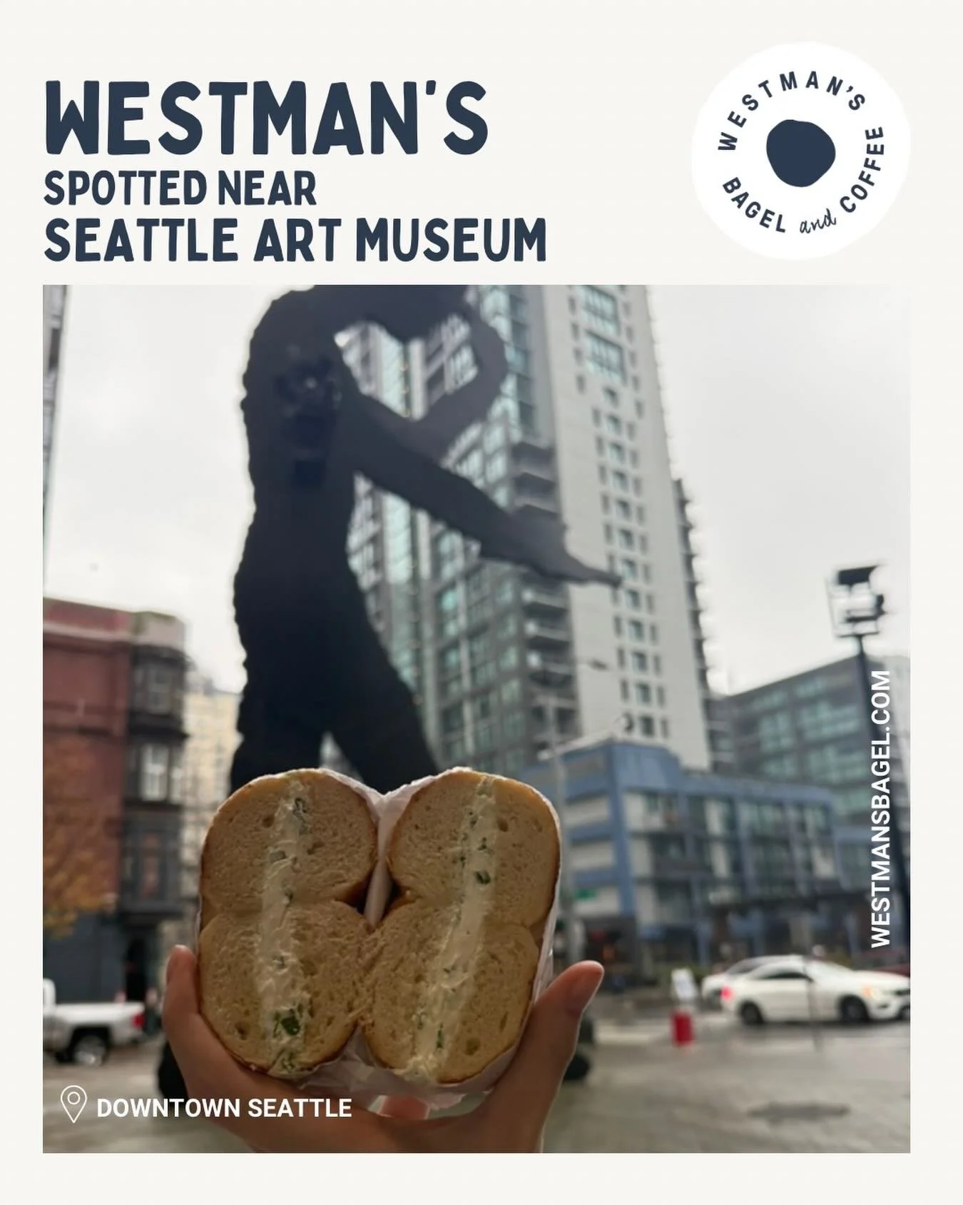 Serving bagels worth stopping for - Check out our downtown location near the Seattle Art Museum