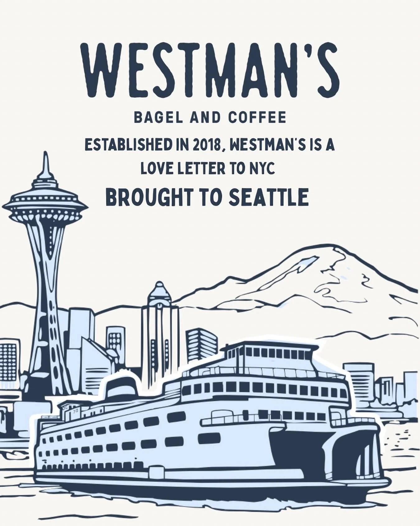 Baked fresh in Seattle, every single morning. #WestmansBagel #SeattleEats