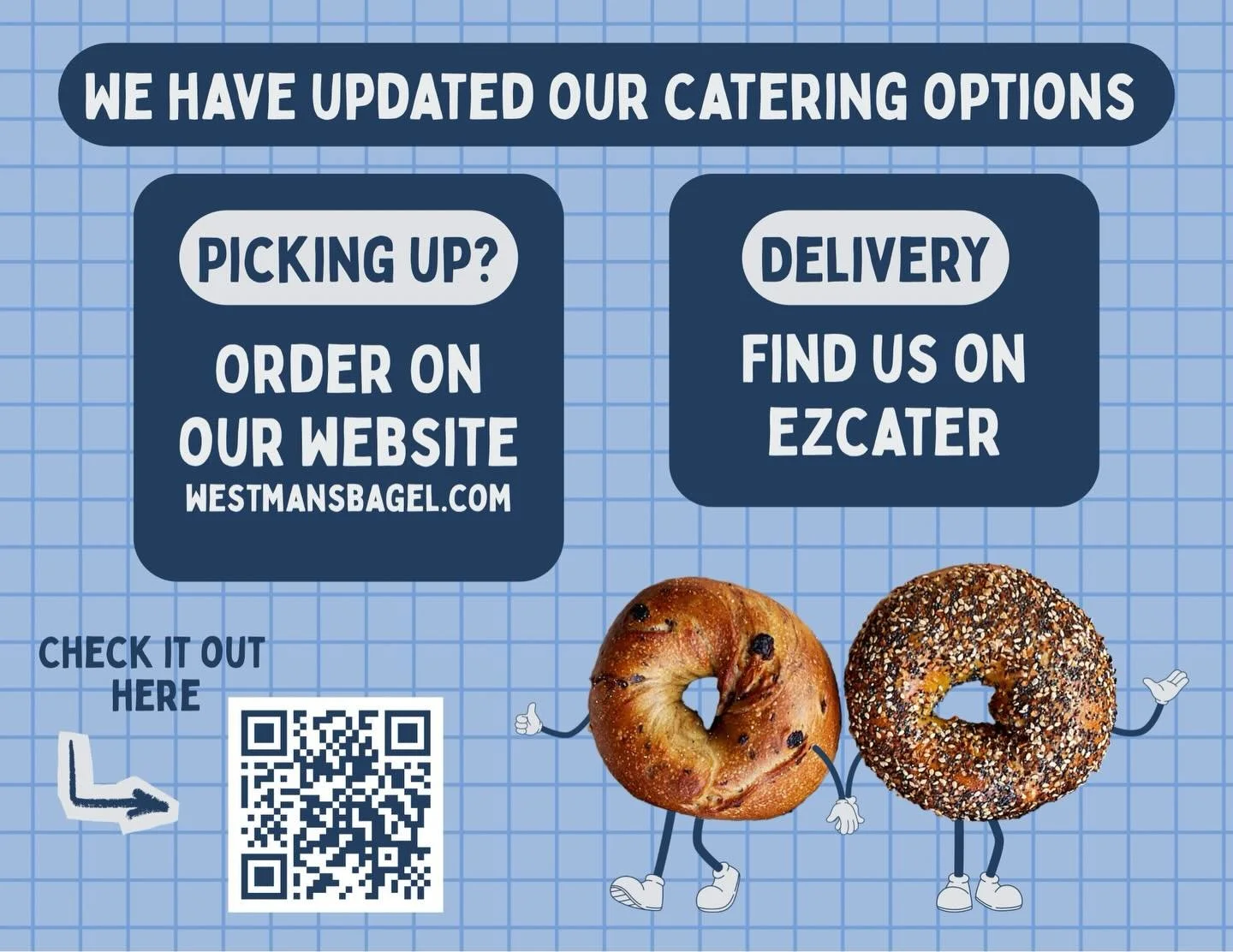 All catering orders can now be placed online! Check out our website for the details. #seattlecatering #seattlebagels
