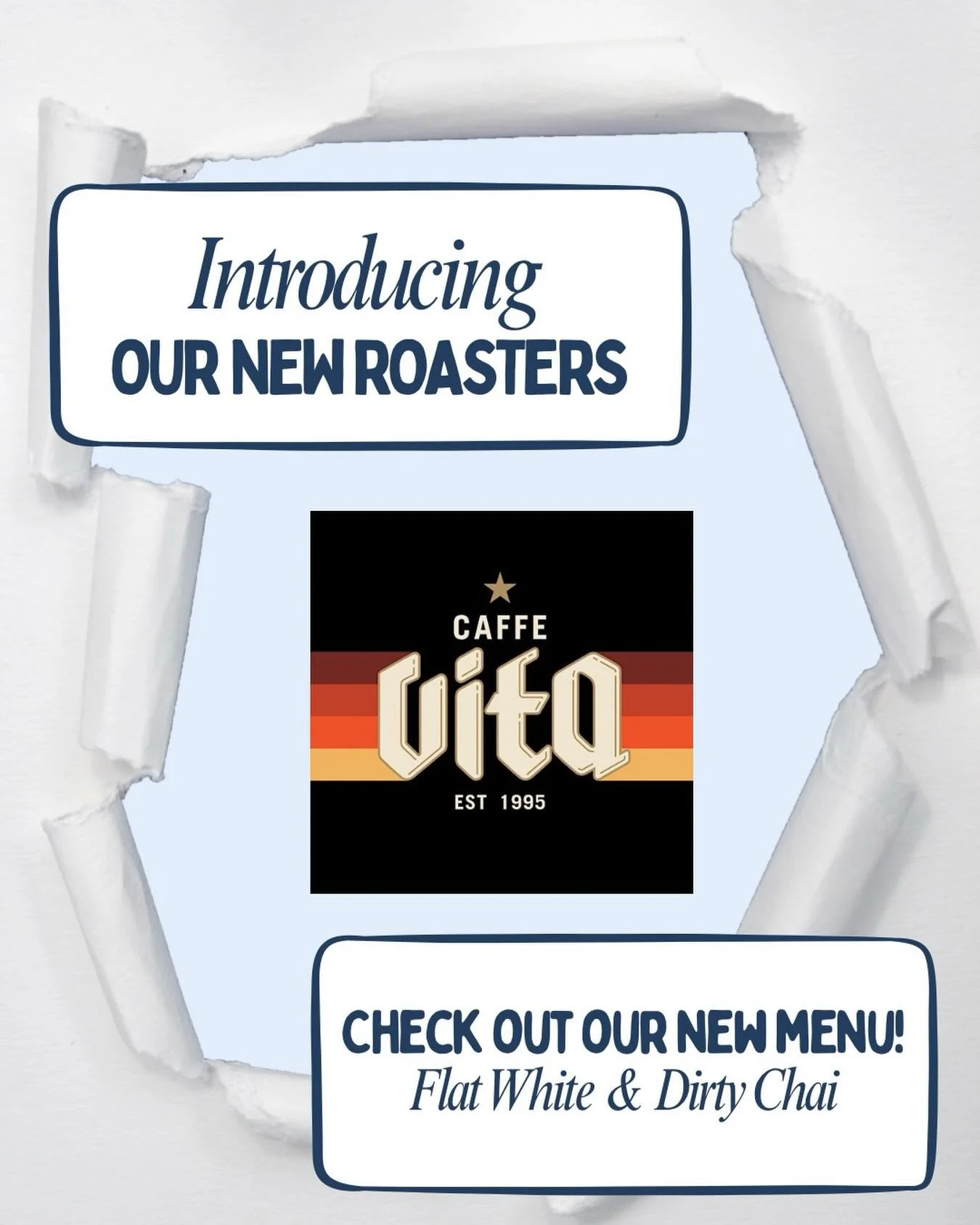 Big news!
We&rsquo;re excited to be working with our new roasters, Caff&egrave; Vita &mdash; bringing even better coffee to your daily bagel run.
Come try our new menu additions like the Flat White and Dirty Chai and tell us what you think! #seattle 