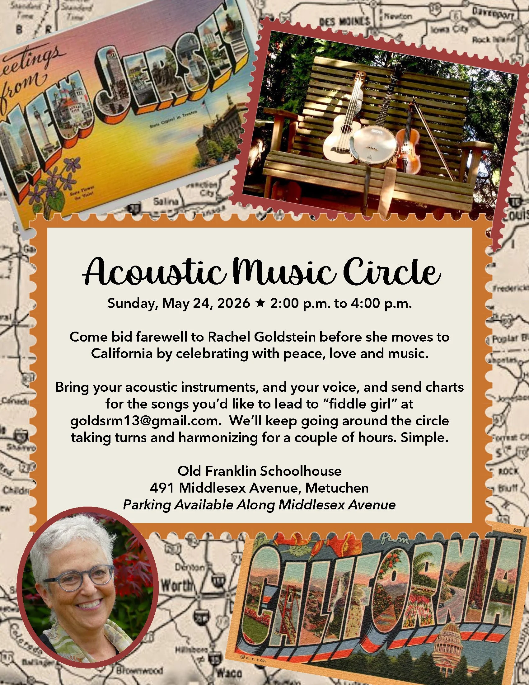 Acoustic Music Circle - Farewell to Rachel!