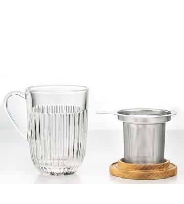La Rochere Bee Glass Tea/Coffee Mug — Paris In A Cup Tea Shop