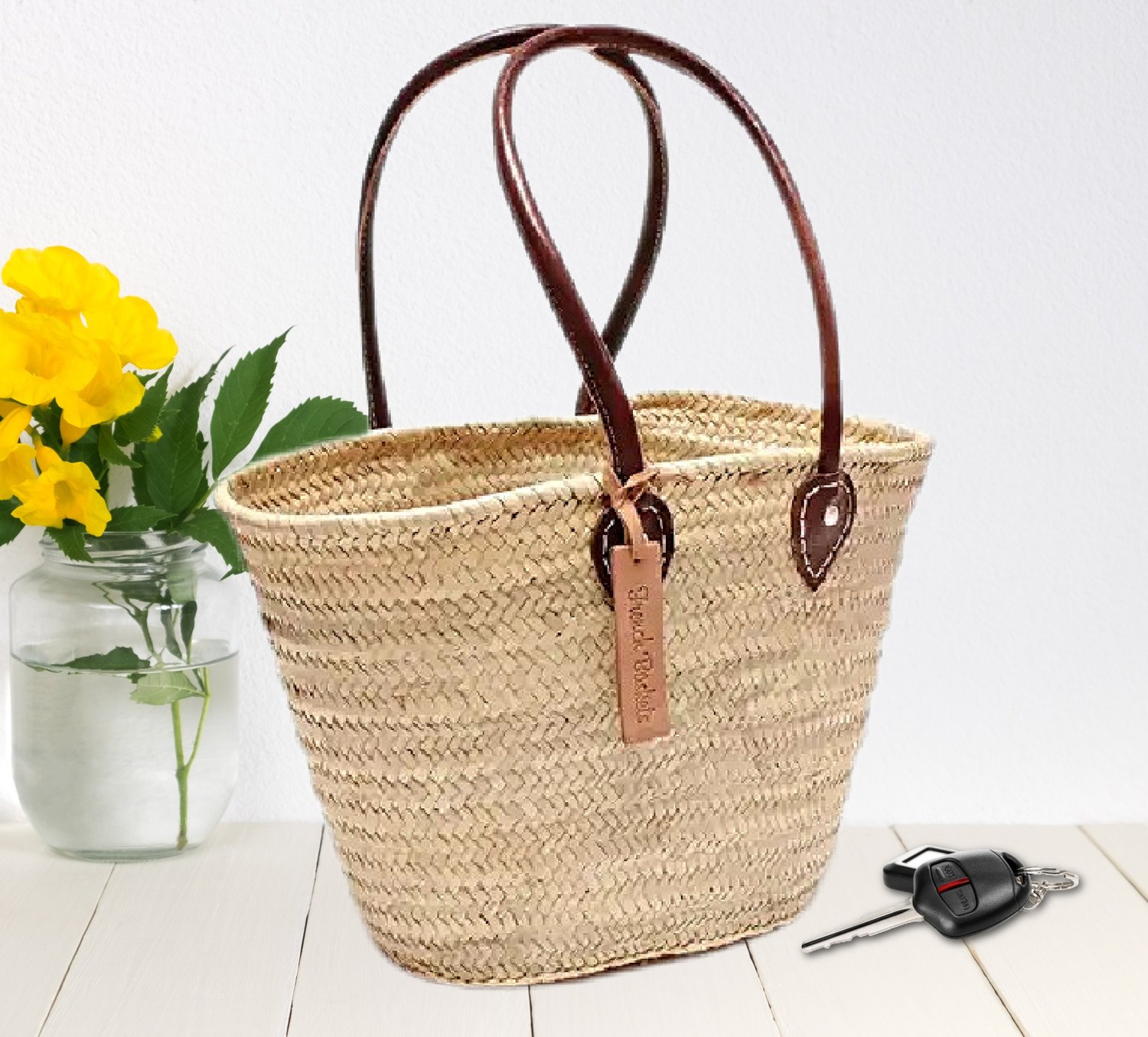 french straw bag