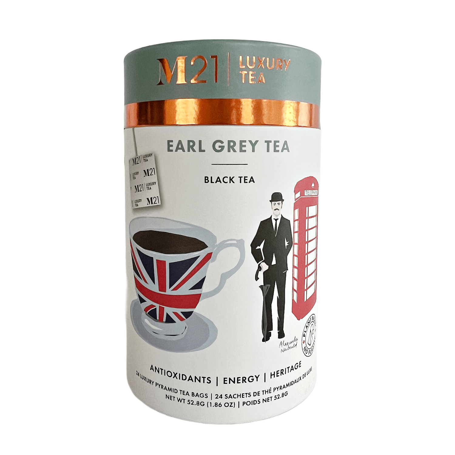 M21 Luxury Earl Grey Tea — Paris In A Cup Tea Shop 