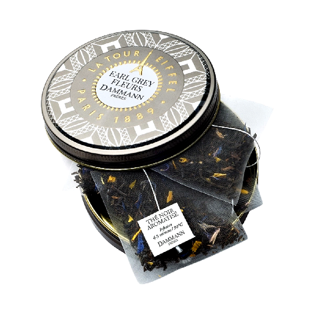 Dammann Frѐres Earl Grey Flower Tin