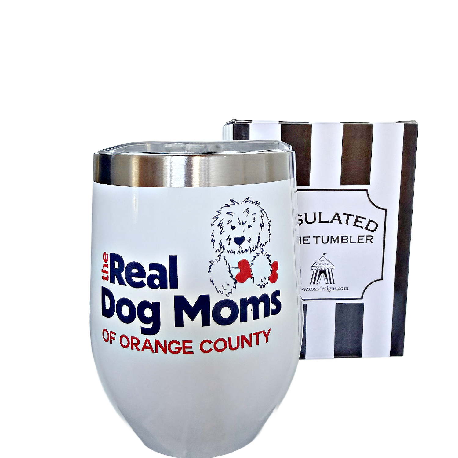 Insulated Wine Tumbler - the Real Dog Mom's of Orange County