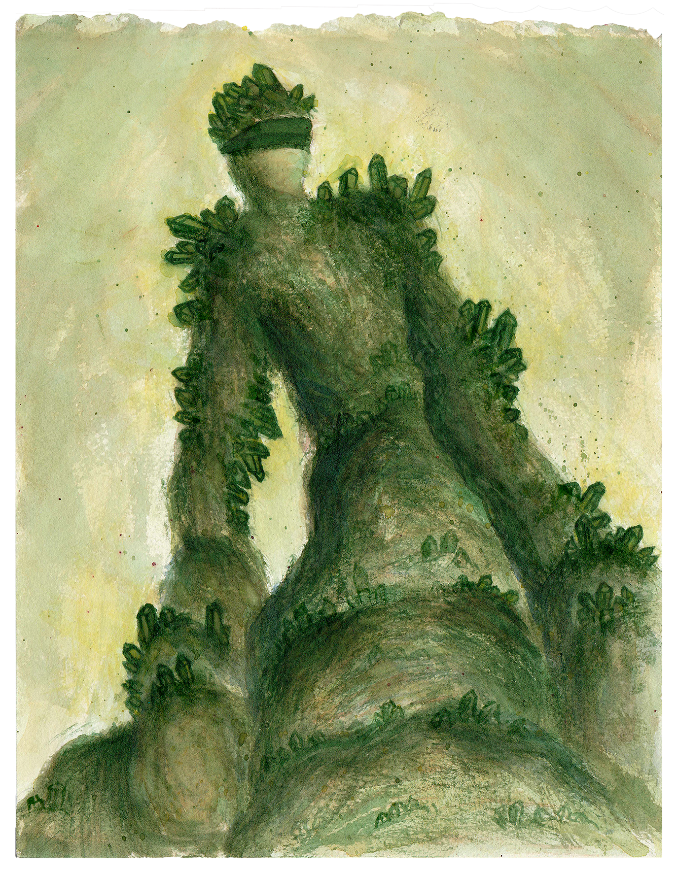 Watercolor 2/3
Red in Green