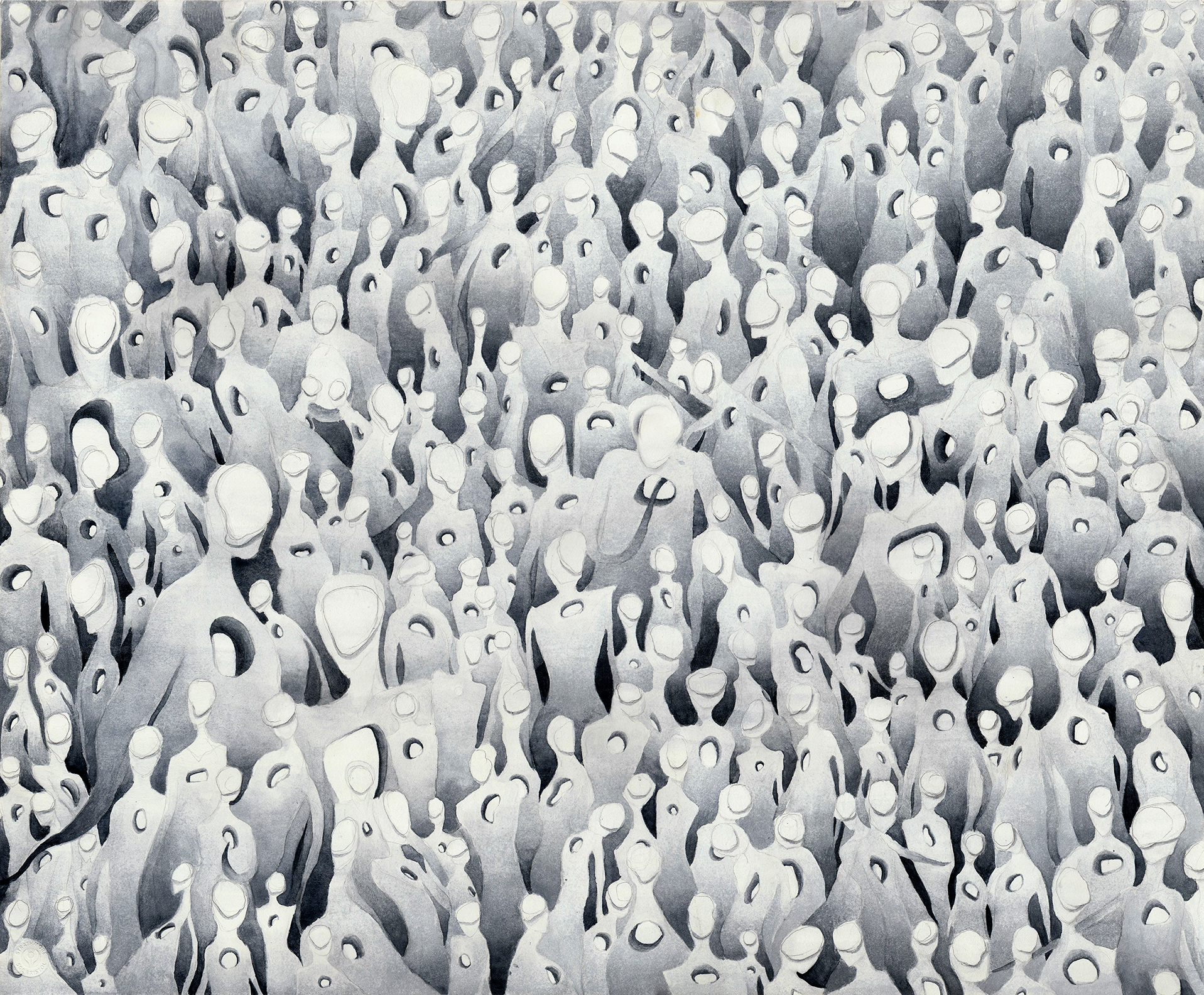 Watercolor 24x36"
'Figurative'
Senior Thesis- CSULB - 2020
