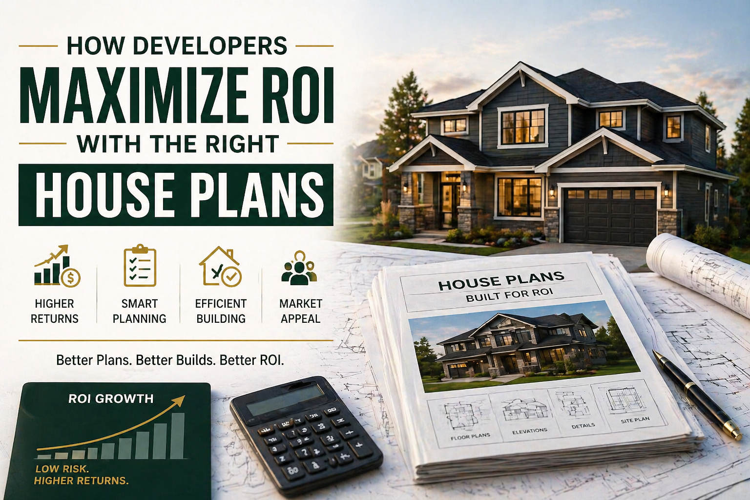 How Developers Maximize ROI with the Right House Plans
