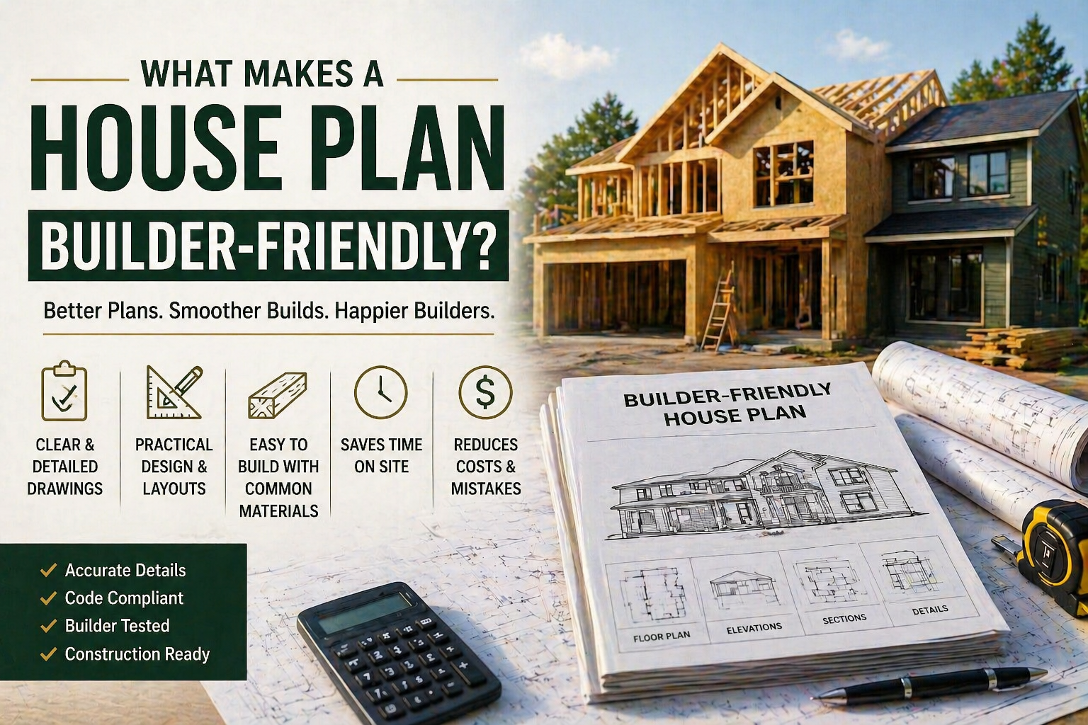 What Makes a House Plan Builder-Friendly?