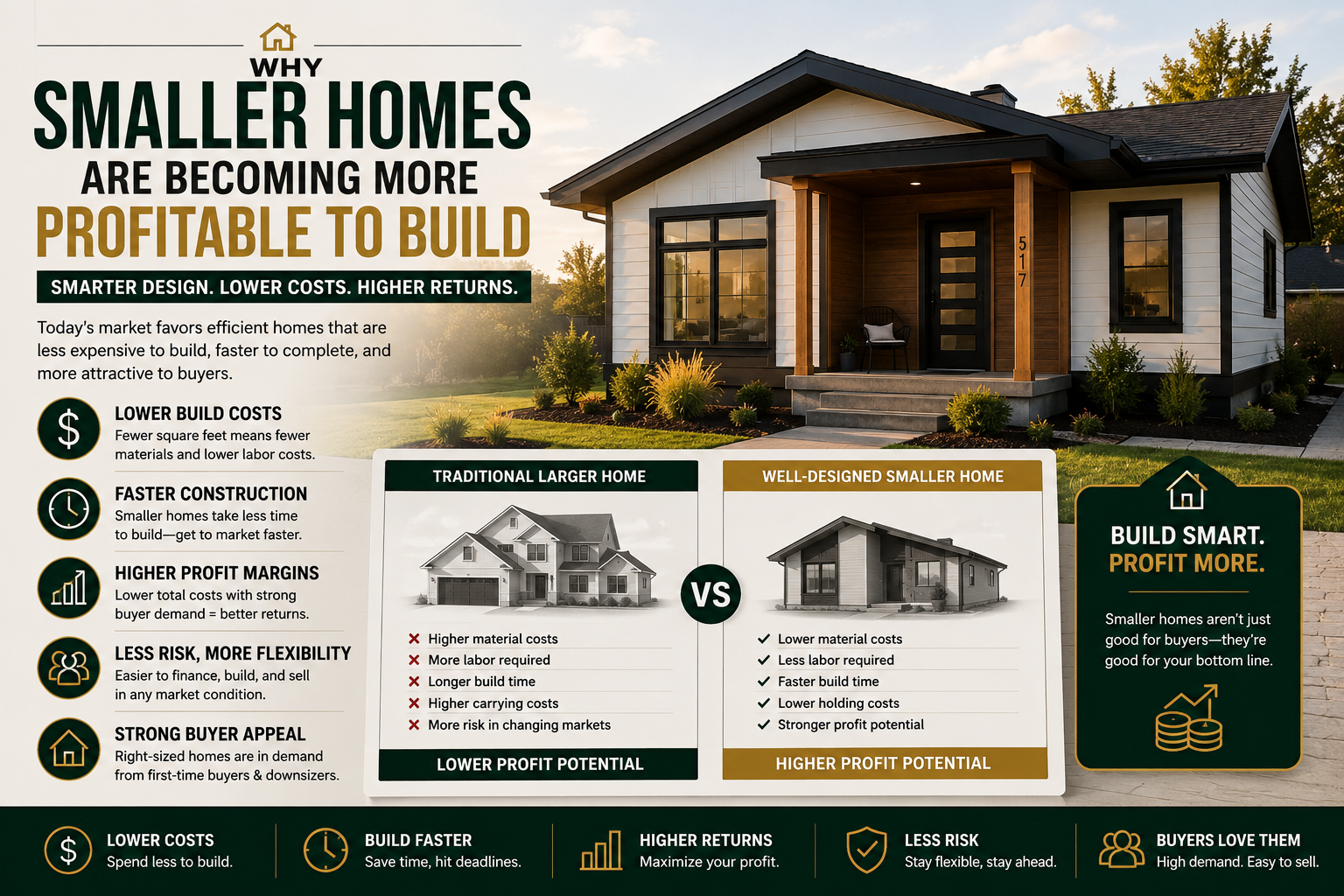 Why Smaller Homes Are Becoming More Profitable to Build