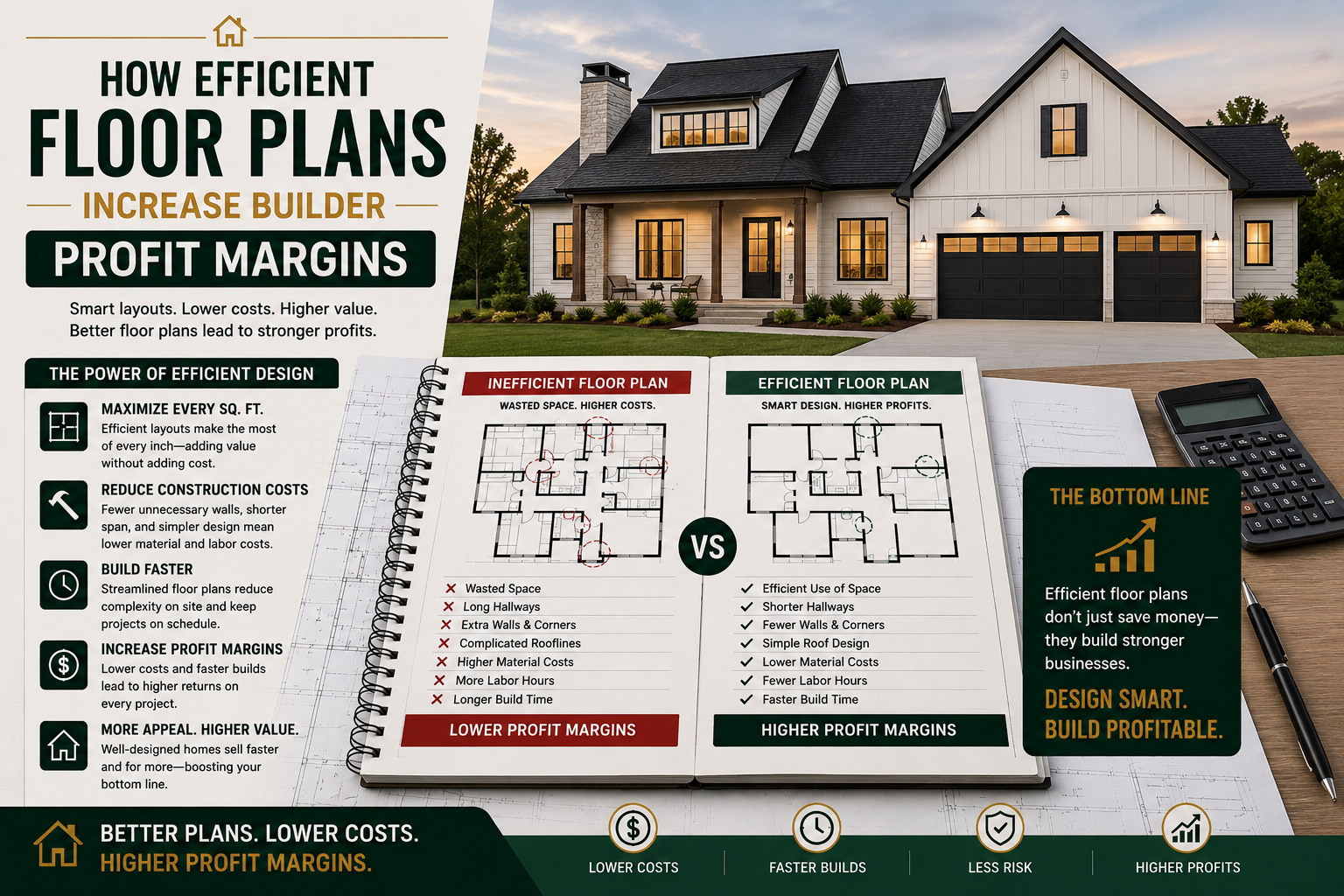 How Efficient Floor Plans Increase Builder Profit Margins