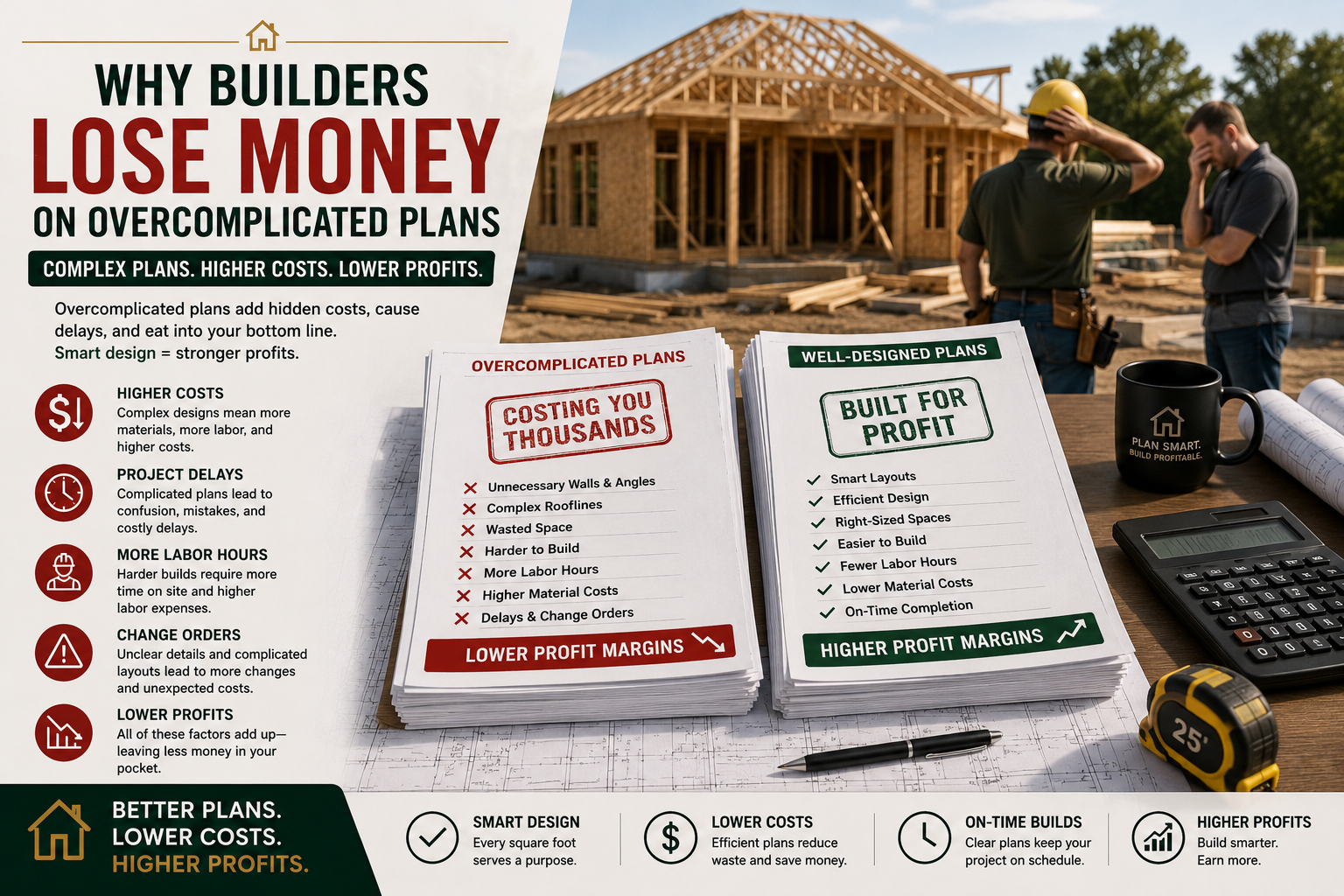 Why Builders Lose Money on Overcomplicated Plans